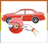 �ԁA�o�C�N�̌��Ńg���u��
